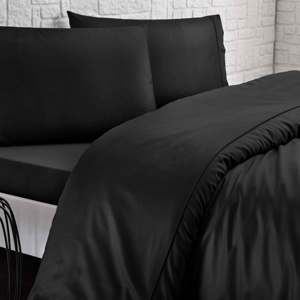Комплект постельного белья Tivolyo home CASUAL чёрный